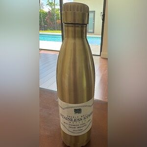 Gold Stainless Steel Water Bottle